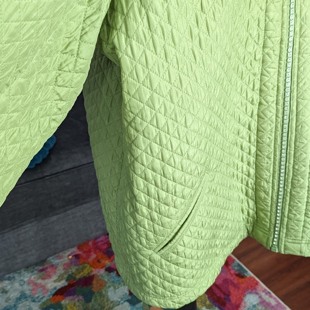 Quacker Factory Jacket Blazer Womens 100% Silk Size 2X - Picture 7 of 12